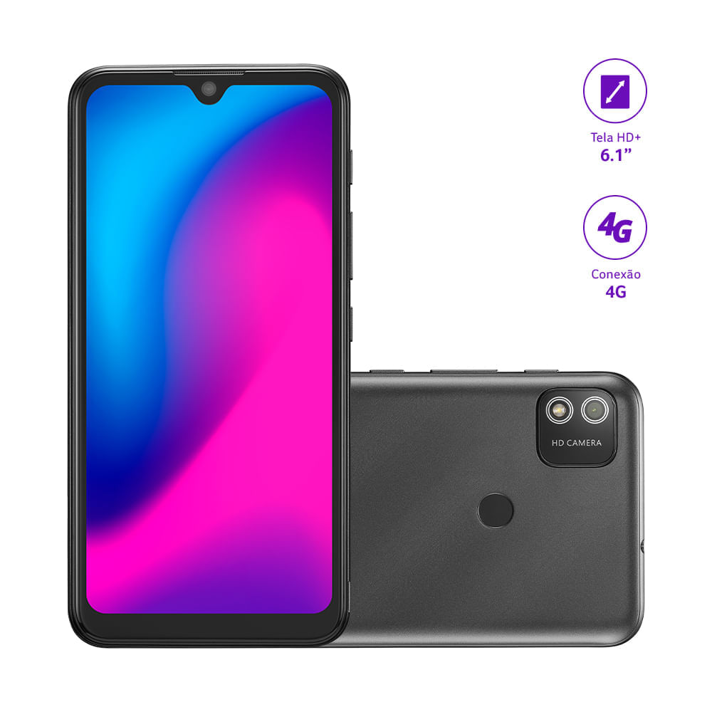 Smartphone Multilaser G 2 32GB 4G Wi-fi Tela 5.1 Dual Chip 2GB Ram Câmera  8MP + Selfie 5MP Android 11 Go Preto Multilaser - P9154 - Claro Promo -  Mobile